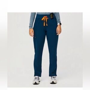 Figs Women's Yola Skinny in Medium/Petite Deep Reef Blue